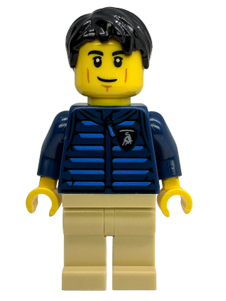 lego 2025 mini figurine sc135 Lamborghini Huracán STO Driver  