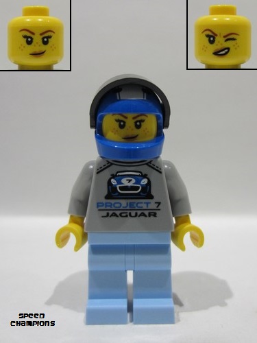 lego 2026 mini figurine sc151 Jaguar F-TYPE Project 7 Driver  