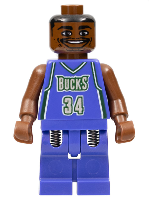 lego 2003 mini figurine nba005 NBA Ray Allen Milwaukee Bucks #34 