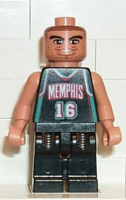 lego 2003 mini figurine nba006 NBA Pau Gasol Memphis Grizzlies #16 