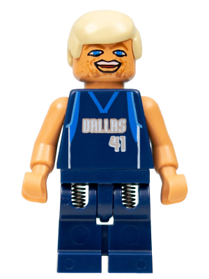 lego 2003 mini figurine nba008 NBA Dirk Nowitzki Dallas Mavericks #41 