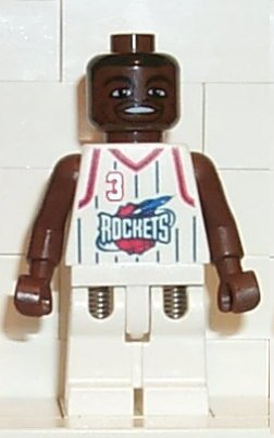 lego 2003 mini figurine nba011 NBA Steve Francis Houston Rockets #3 