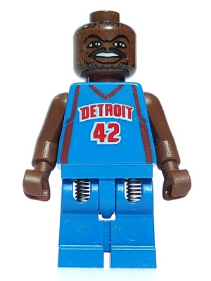 lego 2003 mini figurine nba017 NBA Jerry Stackhouse Detroit Pistons #42 