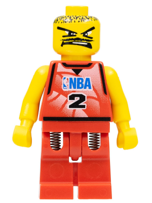 lego 2003 mini figurine nba028 NBA Player Number 2 