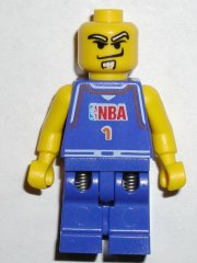 lego 2003 mini figurine nba043 NBA Player Number 1 