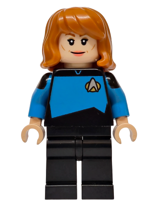 lego 2025 mini figurine trek001 Dr. Beverly Crusher  