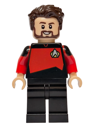 lego 2025 mini figurine trek003 Commander William Riker  