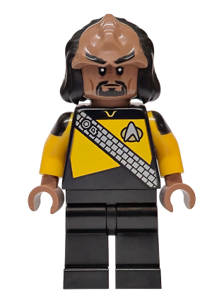 lego 2025 mini figurine trek008 Lieutenant Worf  