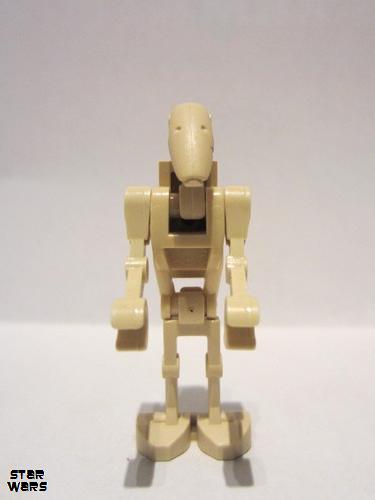 lego 1999 mini figurine sw0001a Battle Droid With Back Plate 