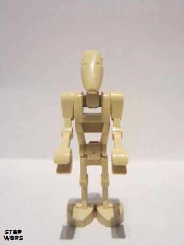 lego 1999 mini figurine sw0001b Battle Droid Without Back Plate 
