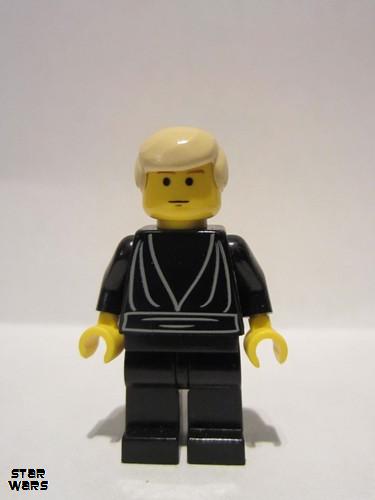 lego 2000 mini figurine sw0020 Luke Skywalker Skiff, No cape 