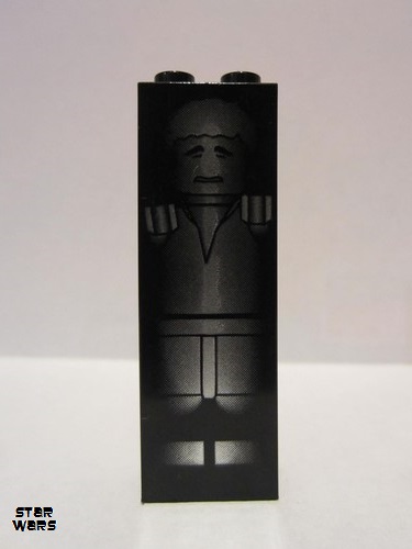lego 2000 mini figurine sw0984 Han Solo in Carbonite Brick 1 x 2 x 5 
