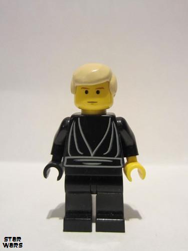 lego 2002 mini figurine sw0068 Luke Skywalker With black right hand<br/>(Final Duel II) 
