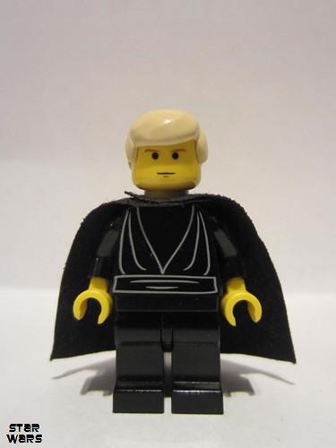 lego 2003 mini figurine sw0079 Luke Skywalker With black cape<br/>Jabba's Palace 