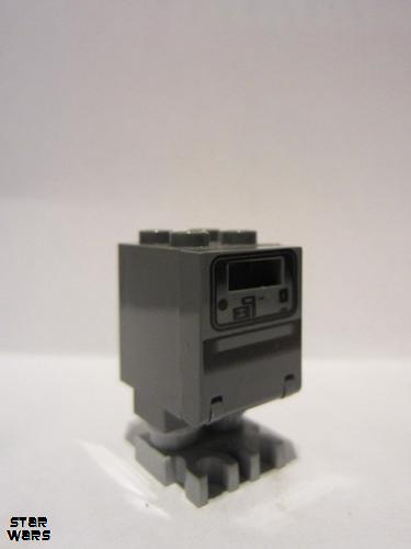 lego 2005 mini figurine sw0073a Gonk Droid GNK Power Droid, Bluish Grays 