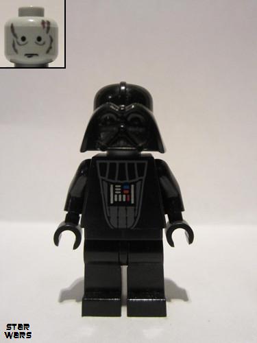 lego 2005 mini figurine sw0138 Darth Vader Ep.3 without Cape 