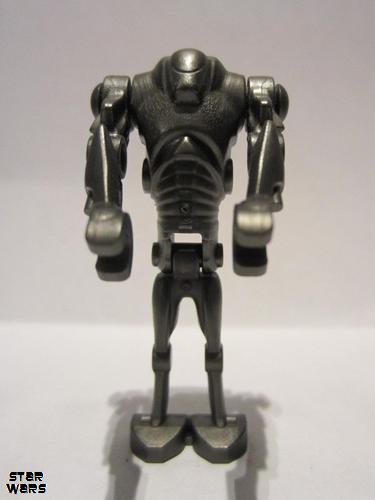 lego 2007 mini figurine sw0092 Super Battle Droid Pearl Dark Gray 