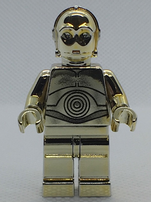 lego 2007 mini figurine sw0158 C-3PO Chrome Gold (SW 30th Anniversary Edition) 