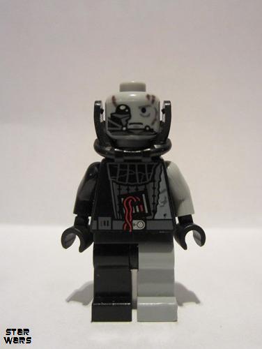 lego 2008 mini figurine sw0180 Darth Vader Battle Damaged 