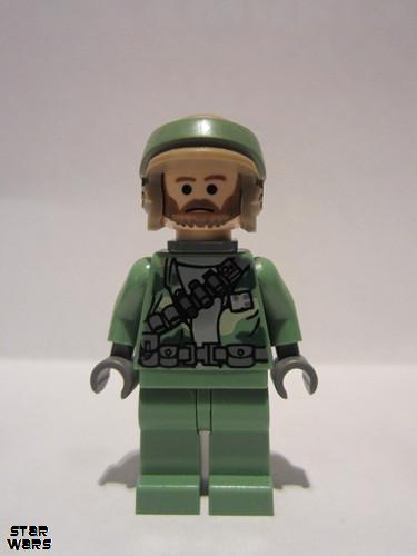lego 2009 mini figurine sw0240 Rebel Commando Beard 