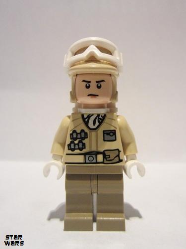 lego 2010 mini figurine sw0259 Hoth Rebel Trooper  
