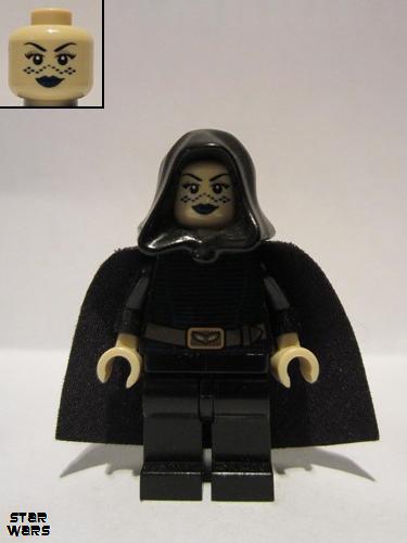 lego 2010 mini figurine sw0269 Barriss Offee Black cape and hood 