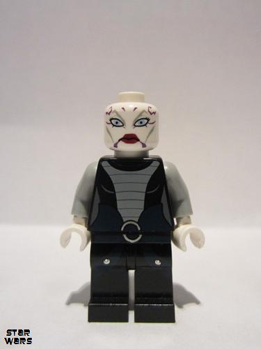 lego 2011 mini figurine sw0318 Asajj Ventress Black Torso 