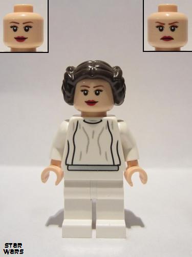 lego 2011 mini figurine sw0337 Princess Leia White dress 