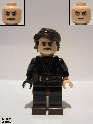 lego 2012 mini figurine sw0361 Anakin Skywalker With black right hand<br/>Mustafar 