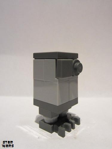 lego 2012 mini figurine sw0430 Gonk Droid GNK Power Droid, Light Bluish Gray Body and Dark Bluish Gray Legs 