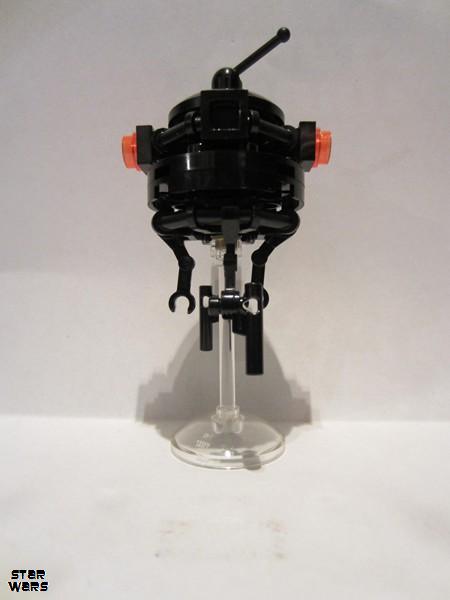 lego 2013 mini figurine sw0459 Imperial Probe Droid Trans-Clear Dish Stand, Lever on Top 