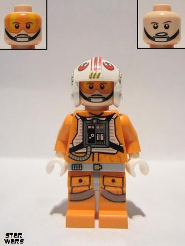 lego 2013 mini figurine sw0461 Luke Skywalker Pilot<br/>Printed legs and visor 