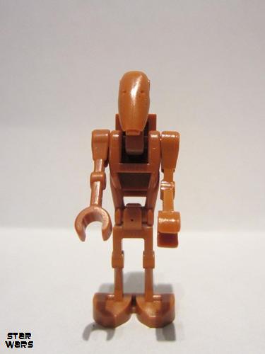 lego 2013 mini figurine sw0467b Battle Droid Dark orange, with back plate 