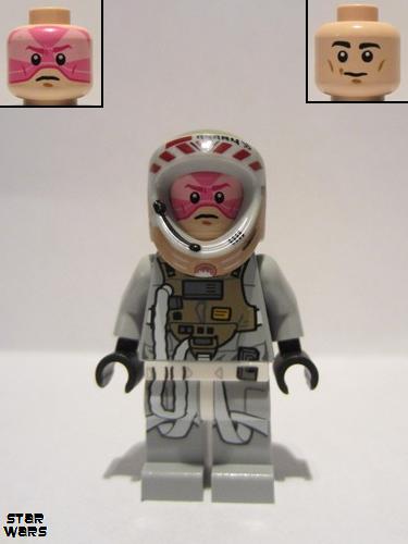 lego 2014 mini figurine sw0558 Gray Squadron Pilot  