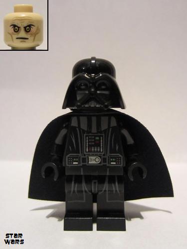 lego 2014 mini figurine sw0586 Darth Vader Light Nougat Head<br/>Printed Legs 