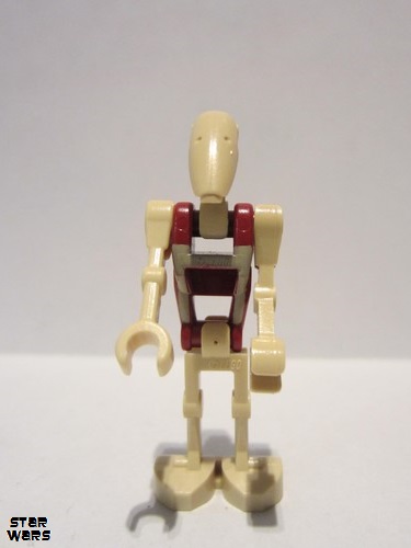 lego 2014 mini figurine sw0600 Battle Droid Security With Straight Arm - Solid Pattern on Torso 