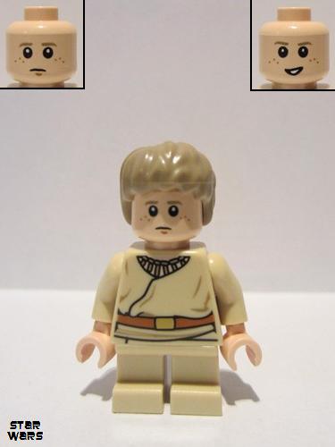 lego 2015 mini figurine sw0640 Anakin Skywalker Short Legs, Detailed Shirt 