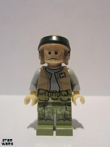 lego 2015 mini figurine sw0646 Endor Rebel Trooper 2 Olive Green (Commander Rex) 