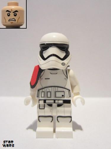 lego 2015 mini figurine sw0664 First Order Stormtrooper Officer Rounded Mouth Pattern 