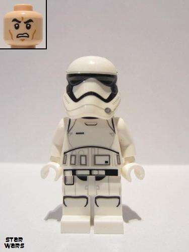lego 2015 mini figurine sw0667 First Order Stormtrooper Rounded Mouth Pattern 