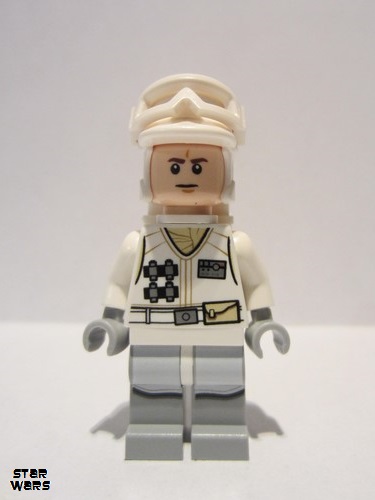 lego 2016 mini figurine sw0708 Hoth Rebel Trooper White Uniform 2 
