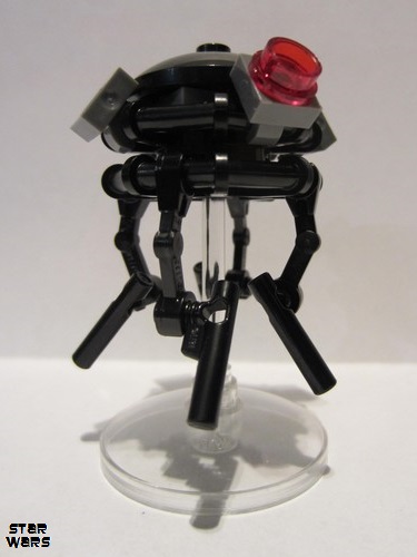 lego 2016 mini figurine sw0712 Imperial Probe Droid Dark Bluish Gray Sensors (Reddish Brown Round Plate Inside) 