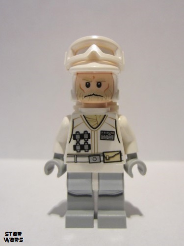lego 2016 mini figurine sw0734 Hoth Rebel Trooper Tan Beard, Backpack 