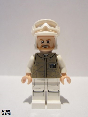 lego 2016 mini figurine sw0736 Hoth Rebel Trooper Dark Tan Uniform 2 