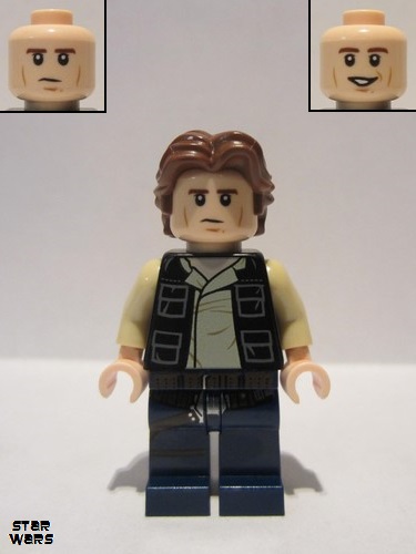 lego 2016 mini figurine sw0771 Han Solo  
