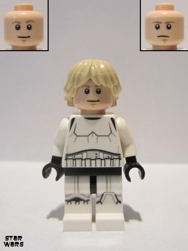 lego 2016 mini figurine sw0777 Luke Skywalker Stormtrooper Outfit 