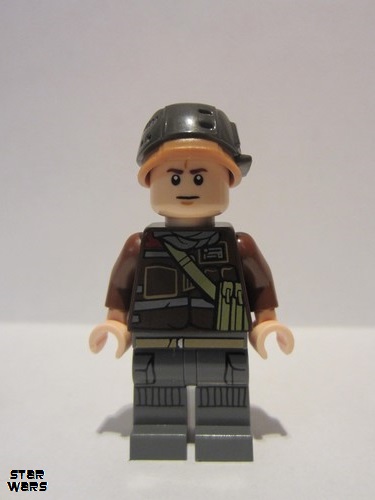 lego 2017 mini figurine sw0805 Rebel Trooper Light Nougat Head, Helmet with Pearl Dark Gray Band 