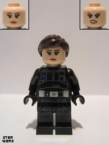 lego 2017 mini figurine sw0814 Jyn Erso Imperial Ground Crew Outfit 