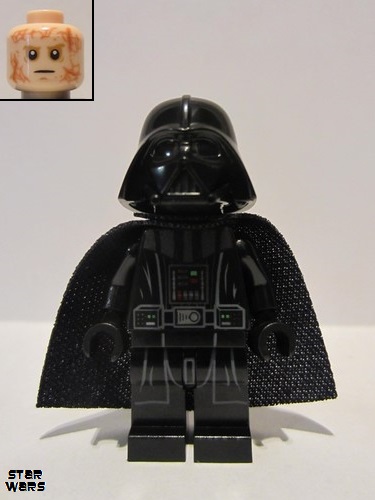 lego 2017 mini figurine sw0834 Darth Vader Transformation Process 
