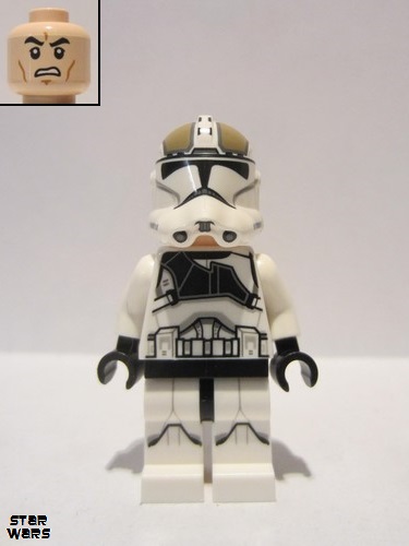 lego 2017 mini figurine sw0837 Clone Trooper Gunner Phase 2 - Scowl 